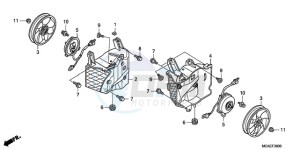 GL18009 BR / AB - (BR / AB) drawing COOLING FAN