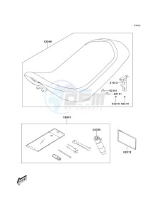 KSF 90 A [KFX90] (A7F-A9S) A8F drawing SEAT