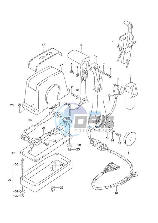 Top Mount Single (1) Remote Control