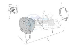 SR 50 H2O (ie+carb.) 03-12 drawing Cylinder with piston