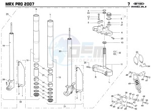 MRX PRO 50 drawing SUSPENSION