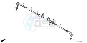 TRX500FA9 Australia - (U) drawing TIE ROD