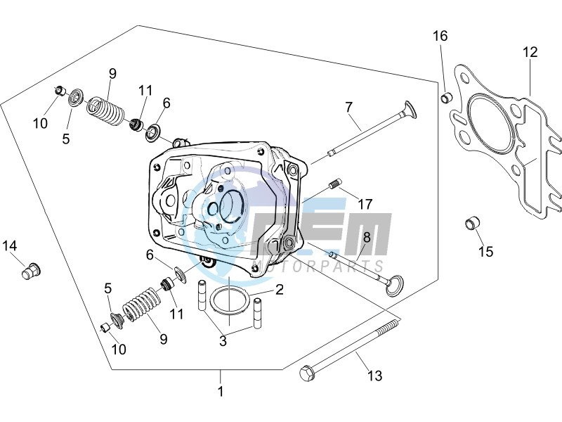 Cilinder head unit - Valve