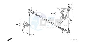 TRX400XC drawing TIE ROD