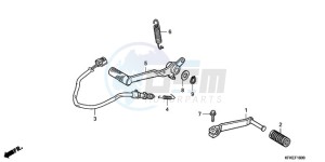 VTR2509 France - (F / CMF LL MK) drawing PEDAL