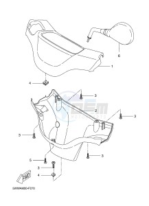 BW'S 50 (2B6K) drawing COWLING 1