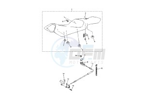 FZ6 FAZER 600 drawing SEAT