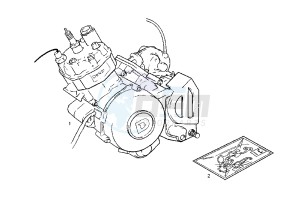 GPR REPLICA RACING EURO2 - 50 cc drawing ENGINE