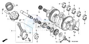 CBR1000RRB drawing CRANKSHAFT/ PI STON