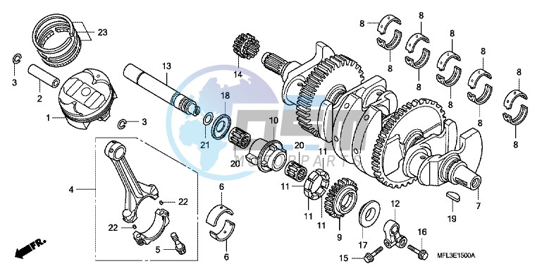 CRANKSHAFT/ PI STON