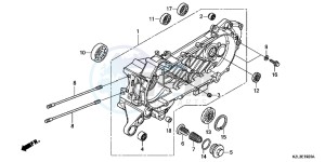 NSC110MPDE NSC110MPDE UK - (E) drawing LEFT CRANKCASE