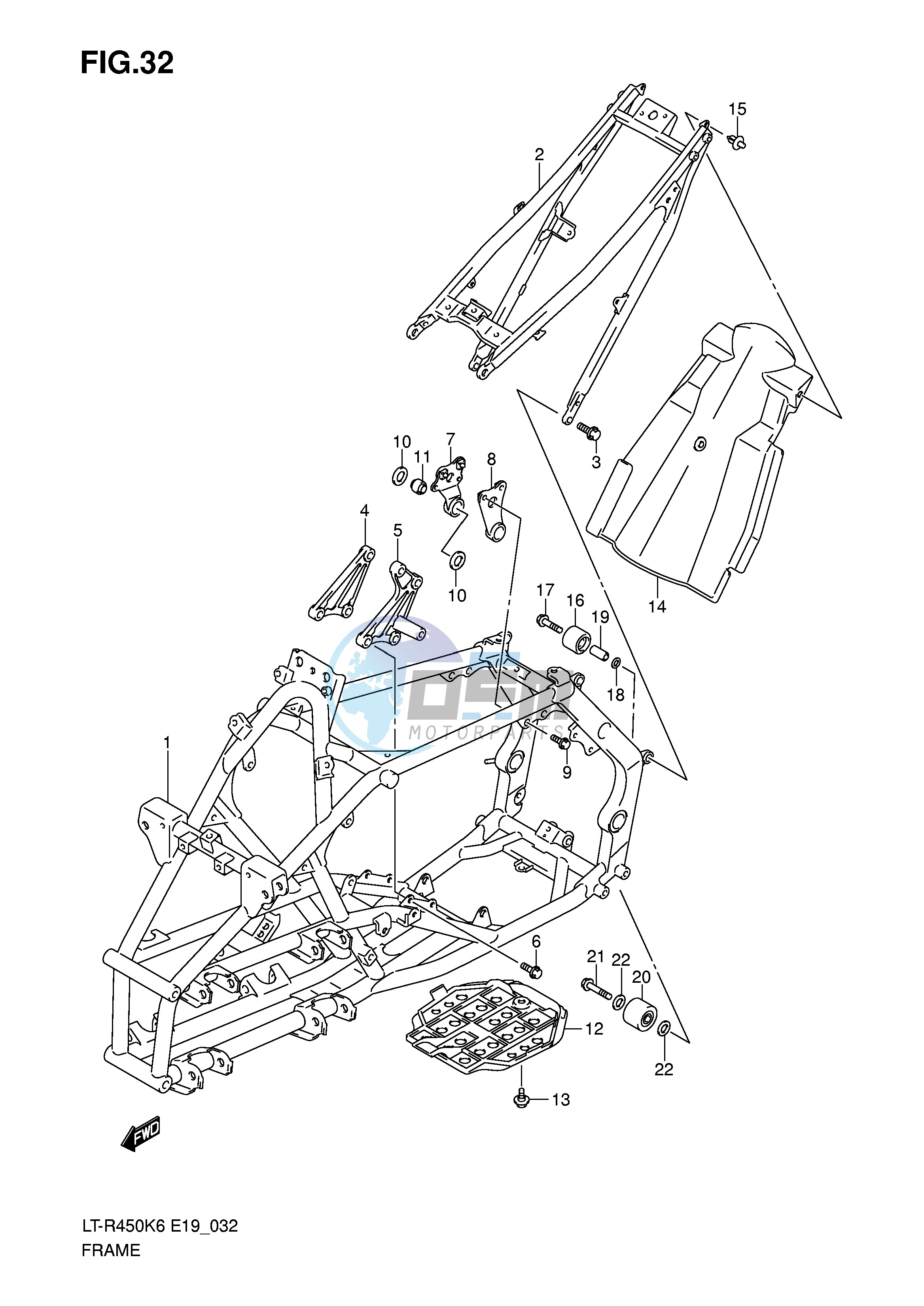 FRAME (MODEL K6 K7 K8)