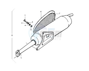 NRG EXTREME 50 drawing Exhaust Catalytic