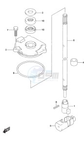 DF 115A drawing Shift Rod (C/R)