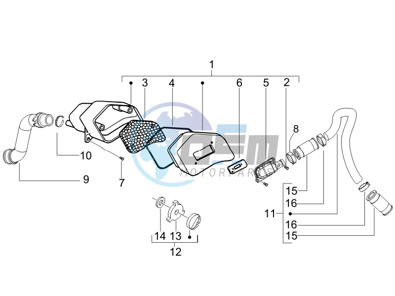 Secondairy air box