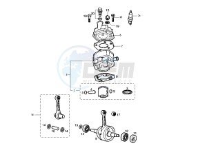 SMT 50 drawing Crankshaft-cylinder