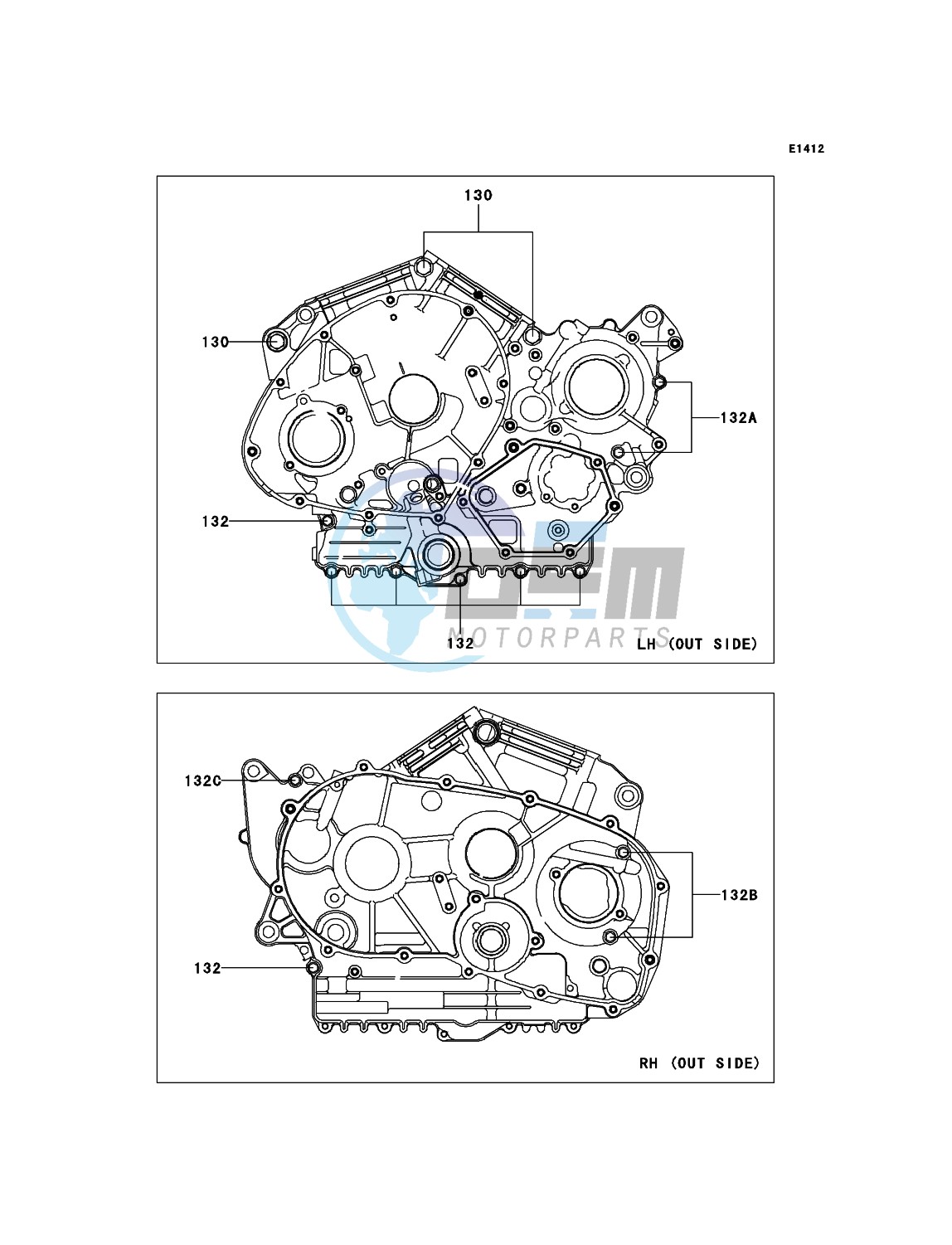 Crankcase Bolt Pattern