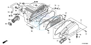 SH300RE SH300RE UK - (E) drawing AIR CLEANER