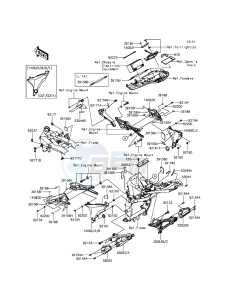 Z800 ZR800CGF UF (UK FA) XX (EU ME A(FRICA) drawing Frame Fittings