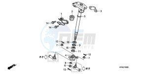 TRX420TMA Europe Direct - (ED / 2WD) drawing STEERING SHAFT (STD)