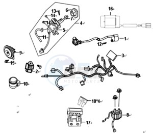 SYMPHONY ST 50 L5-L6 drawing WIRING HARNASS