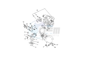 YP R X-MAX 125 drawing THROTTLE BODY