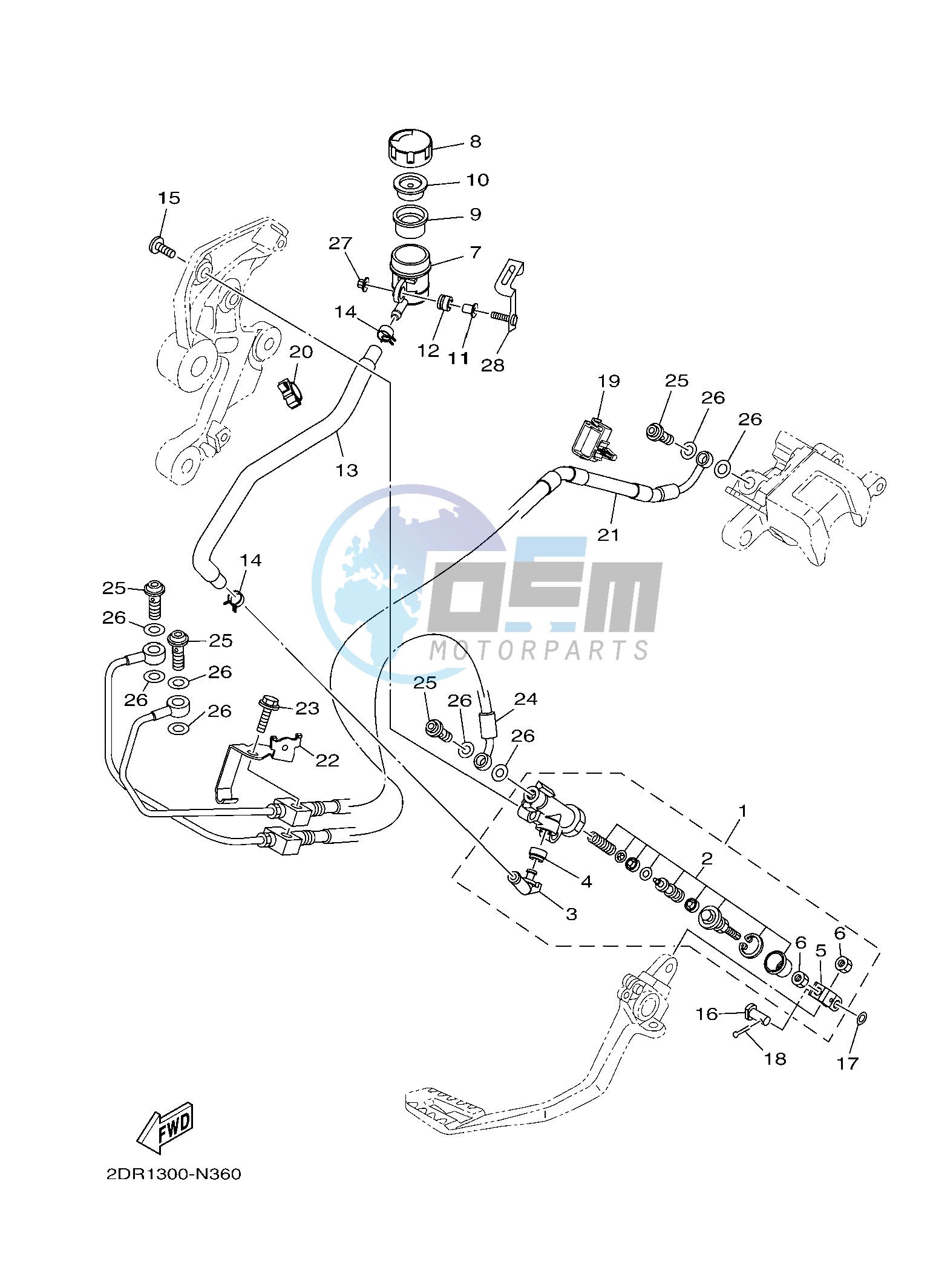 REAR MASTER CYLINDER