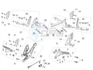 RSV4 1100 RACING FACTORY E4 ABS (EMEA-GSO) drawing Foot rests