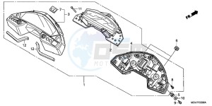 CBR600FC drawing METER