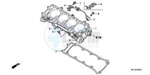 CBR1000RA9 Korea - (KO / ABS) drawing CYLINDER