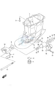 DF 300AP drawing Drive Shaft Housing w/Transom (X)