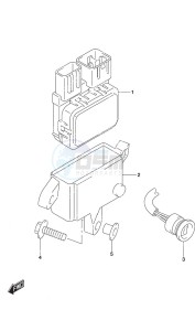 DF 20A drawing PTT Switch Remote Control w/Power Tilt