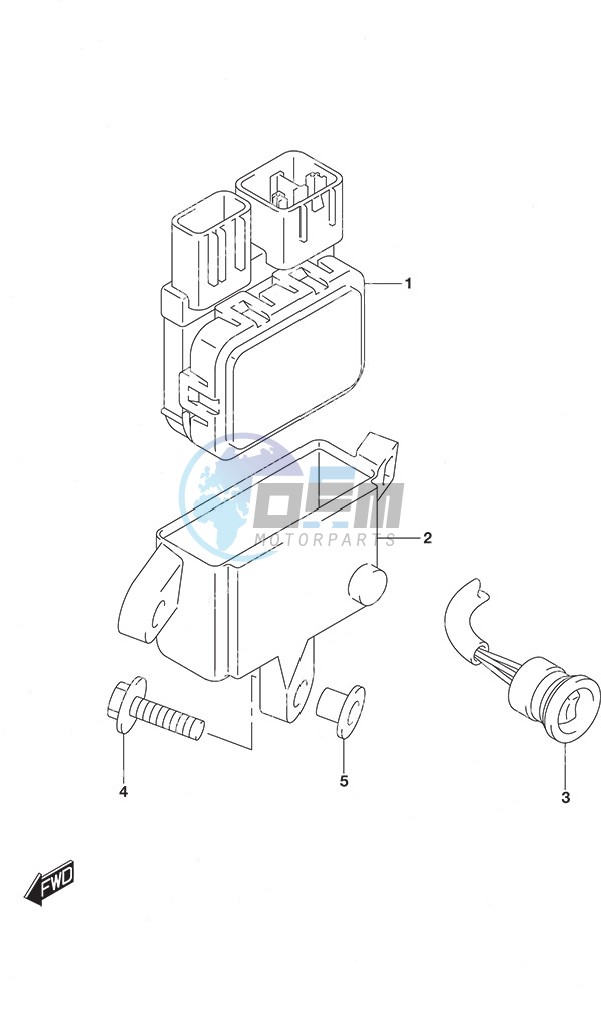 PTT Switch Remote Control w/Power Tilt