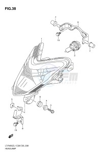 LT-R450 (E28-E33) drawing HEADLAMP (LT-R450ZL1 E33)