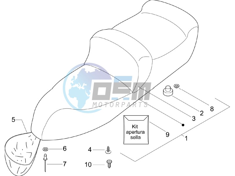 Saddle seats - Tool roll