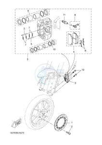 YZF-R125 R125 (5D78 5D78 5D78 5D78) drawing FRONT BRAKE CALIPER