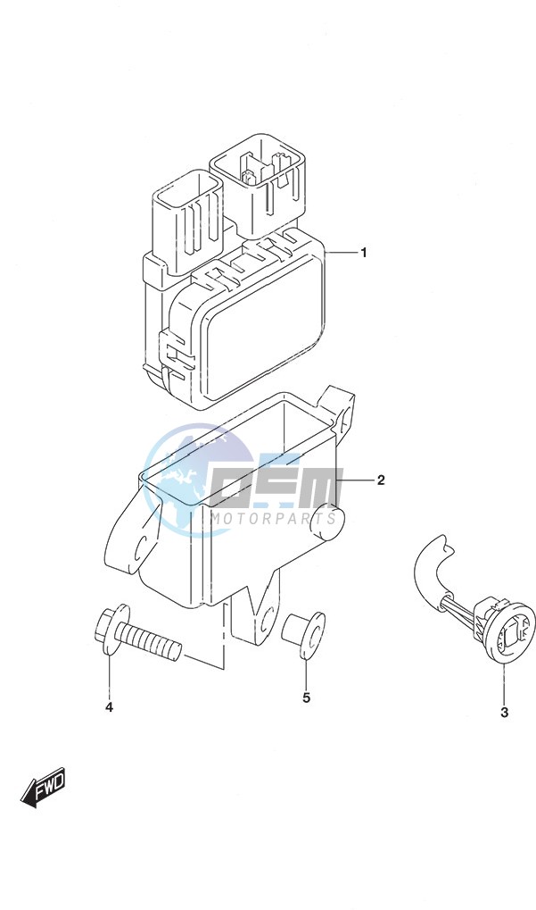 PTT Switch Remote Control w/Power Tilt