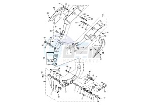 YZF R1 1000 drawing EXHAUST SYSTEM