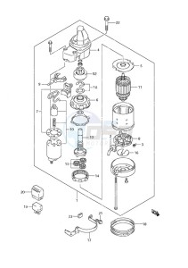 DF 40 drawing Starting Motor