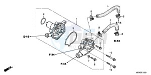 NT700VB drawing WATER PUMP