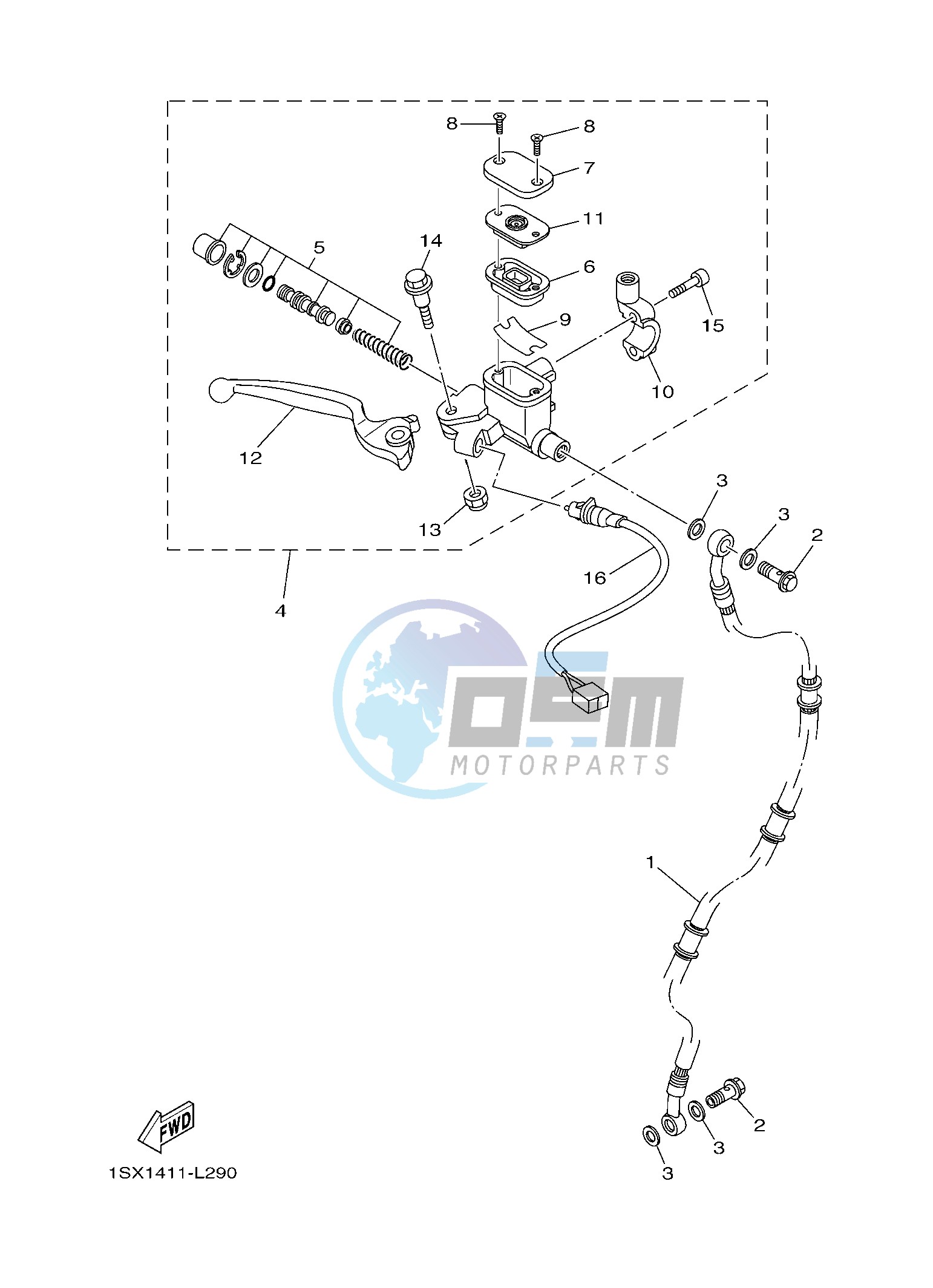 FRONT MASTER CYLINDER