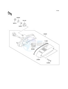 BN 125 A [ELIMINATOR 125] (A6F-A9F) A7F drawing TAILLIGHT-- S- -