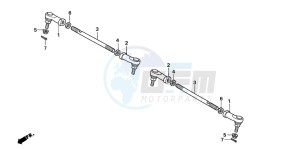 TRX250TM FOURTRAX drawing TIE ROD