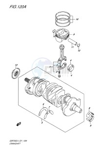 GSR750Z EU drawing CRANKSHAFT