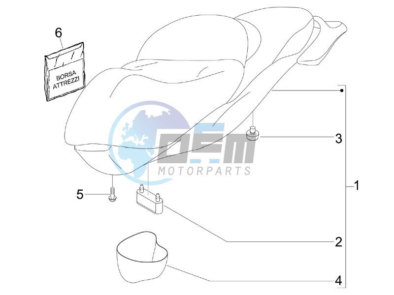 Saddle seats - Tool roll