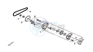 MAXSYM 600 I ABS EXECUTIVE EURO4 L7 drawing OIL PUMP / V-BELT OIL PUMP