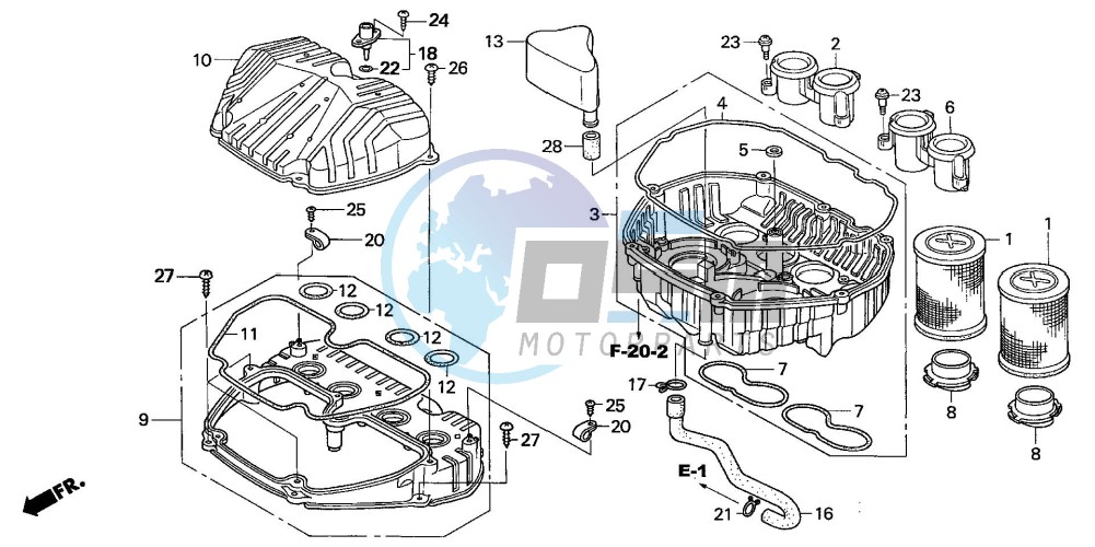 AIR CLEANER (CBR1000RR4/5)