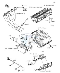 Z1000 ZR1000FFF FR GB XX (EU ME A(FRICA) drawing Fuel Injection