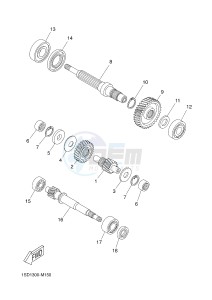 YP400RA X-MAX 400 ABS X-MAX (1SDE 1SDE 1SDE 1SDE) drawing TRANSMISSION