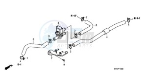 XL125VA E / MKH drawing AIR INJECTION CONTROL